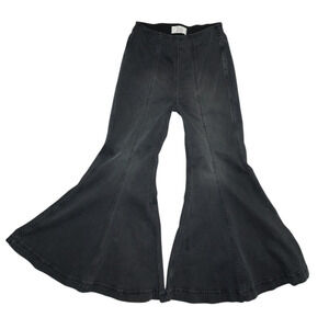 We The Free by Free People Black Flare Jeans – Size 26 – Made in Turkey